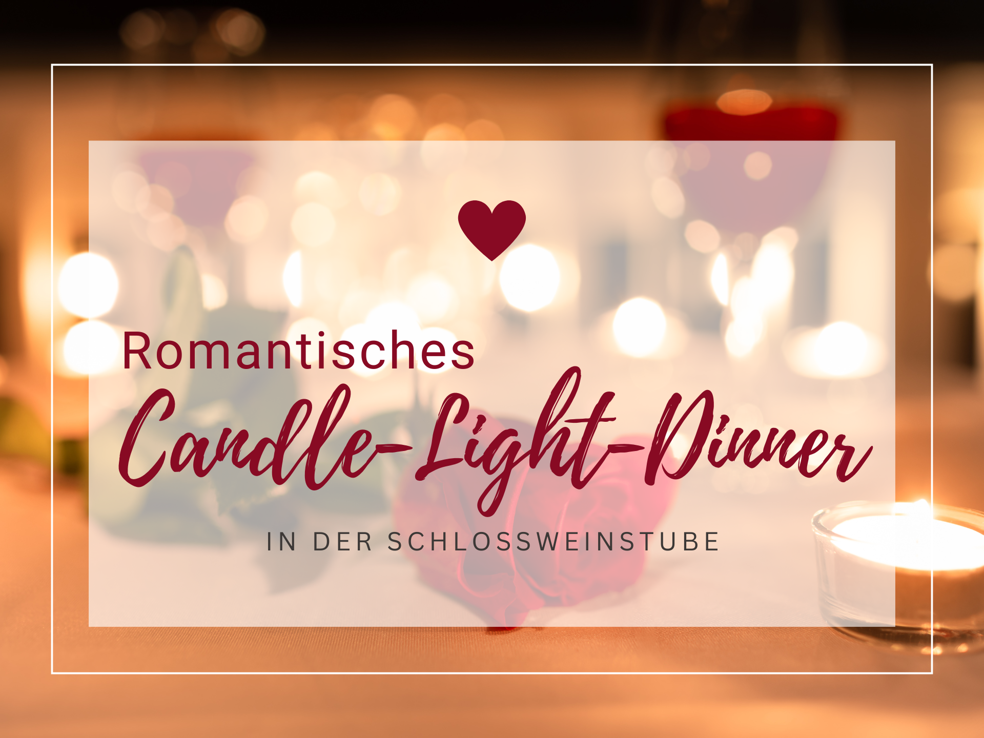 Romantisches Candle-Light-Dinner Gourmet-Abend bei Spitzenkoch Martin Scharff