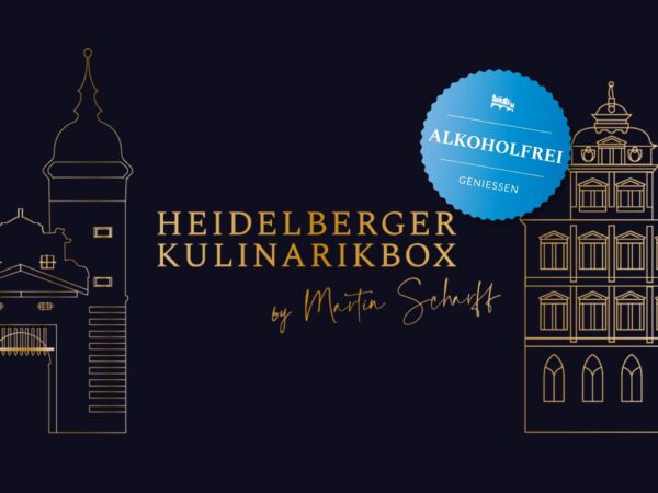 Heidelberger Kulinarik Box alkoholfrei Geschenk für Heidelbergfans mit Spezialitäten aus Heidelberg