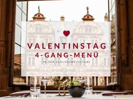 Grafik Valentinstag Schloss Heidelberg Restaurant Schlossweinstube