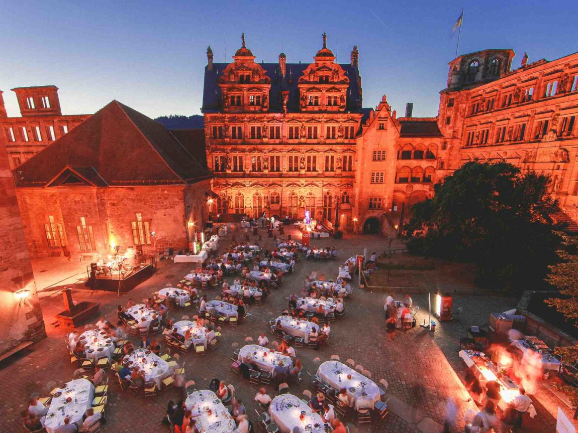 Open Air Restaurant Schloss Heidelberg Martin Scharff Heidelberg