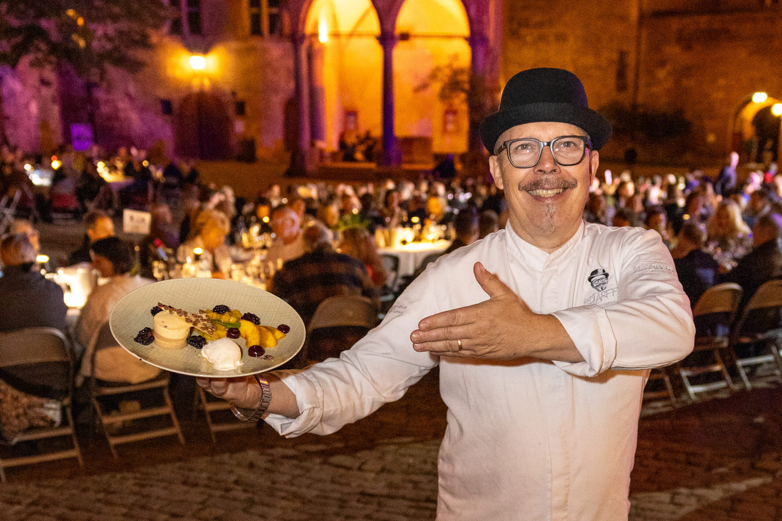 Angerichteter Gourmet-Teller von Martin Scharff